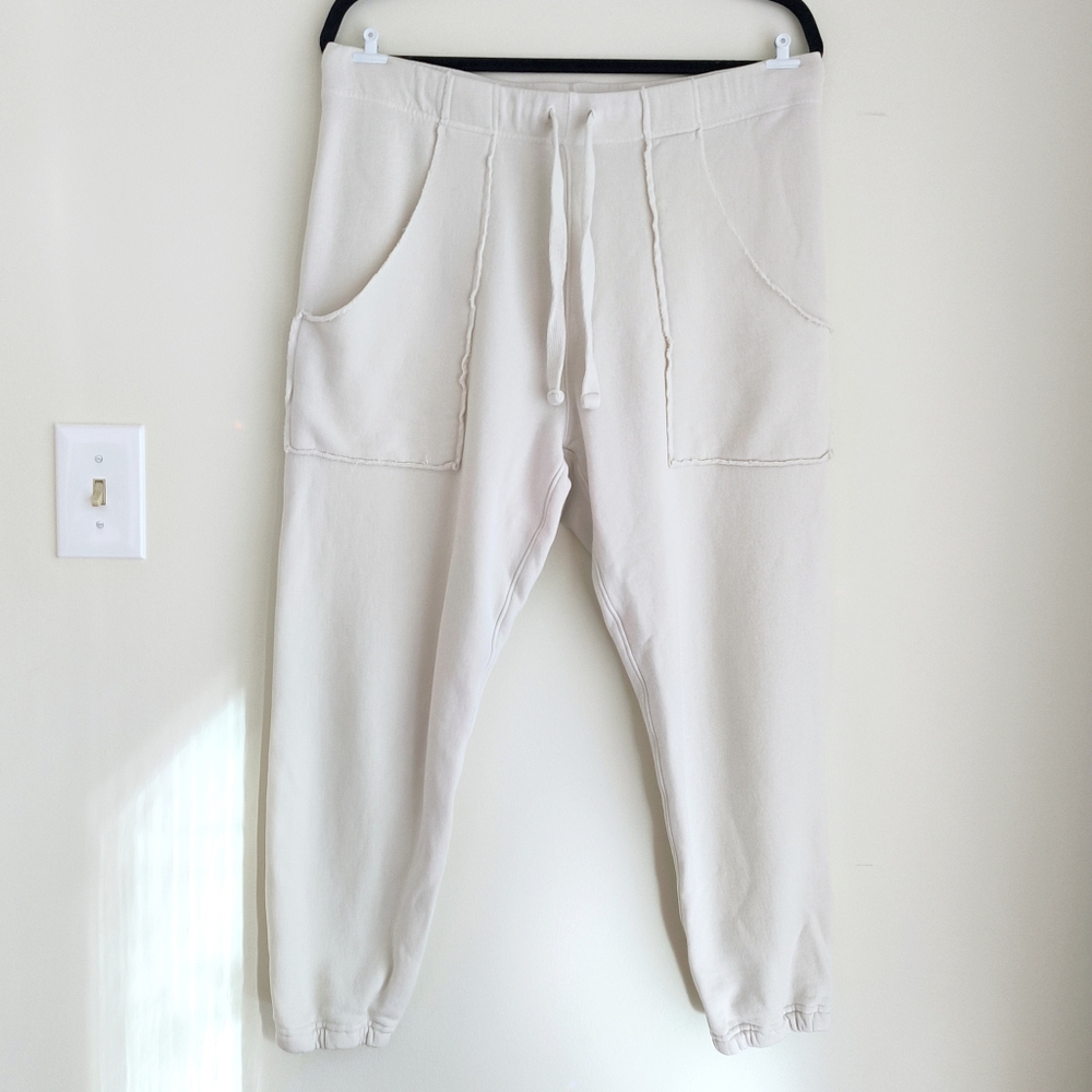Frank & Eileen Eamon Jogger Sweatpant in Vintage White - Picture 2 of 10